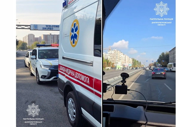 У Дніпрі перевірили, як водії реагують на машини швидкої допомоги