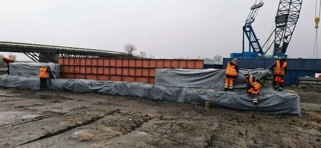 Під Нікополем стартувало зведення унікального модульного мосту