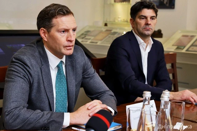 До Дніпра з робочим візитом прибув заступник посла ЄС Гедимінас Навіцкас