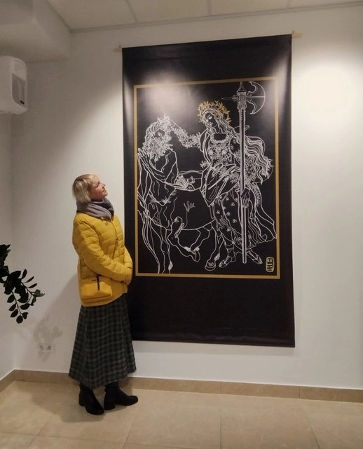 У «Менорі» провели мистецький вечір з живим діалогом між словом і графікою