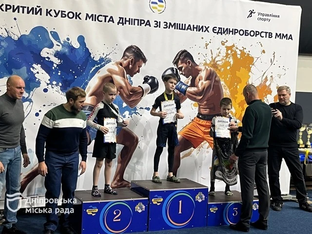 У Дніпрі визначили найсильніших на відкритому Кубку міста з ММА
