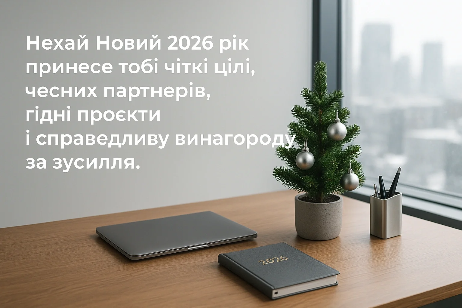 Привітання з новим роком 2026 у картинках
