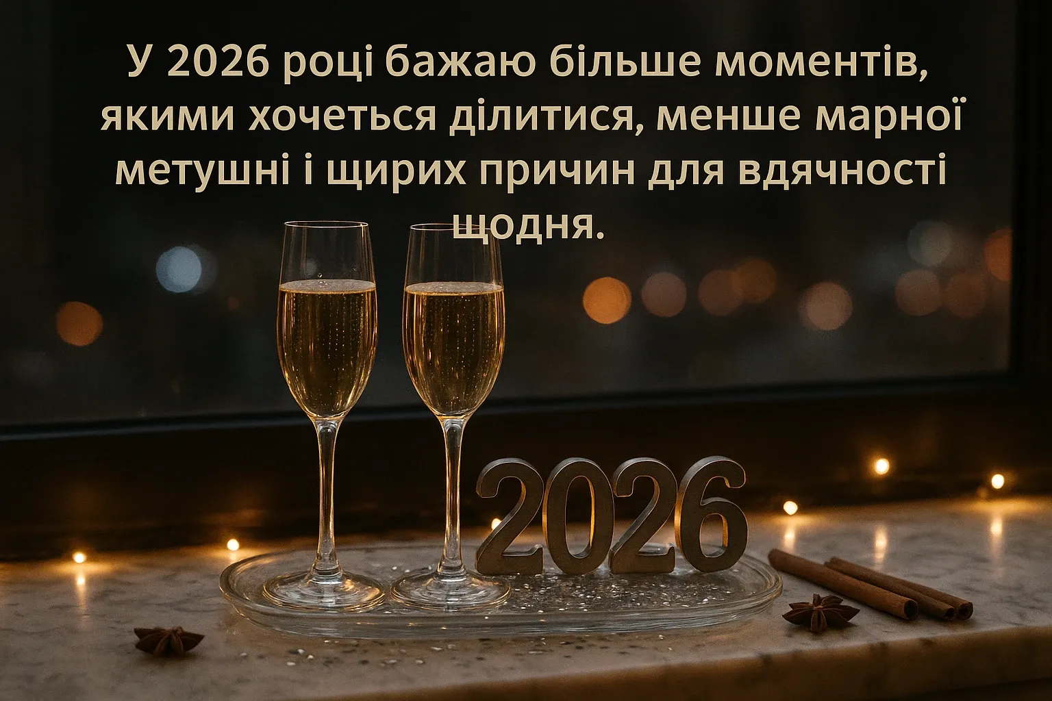 Привітання з новим роком 2026 у картинках