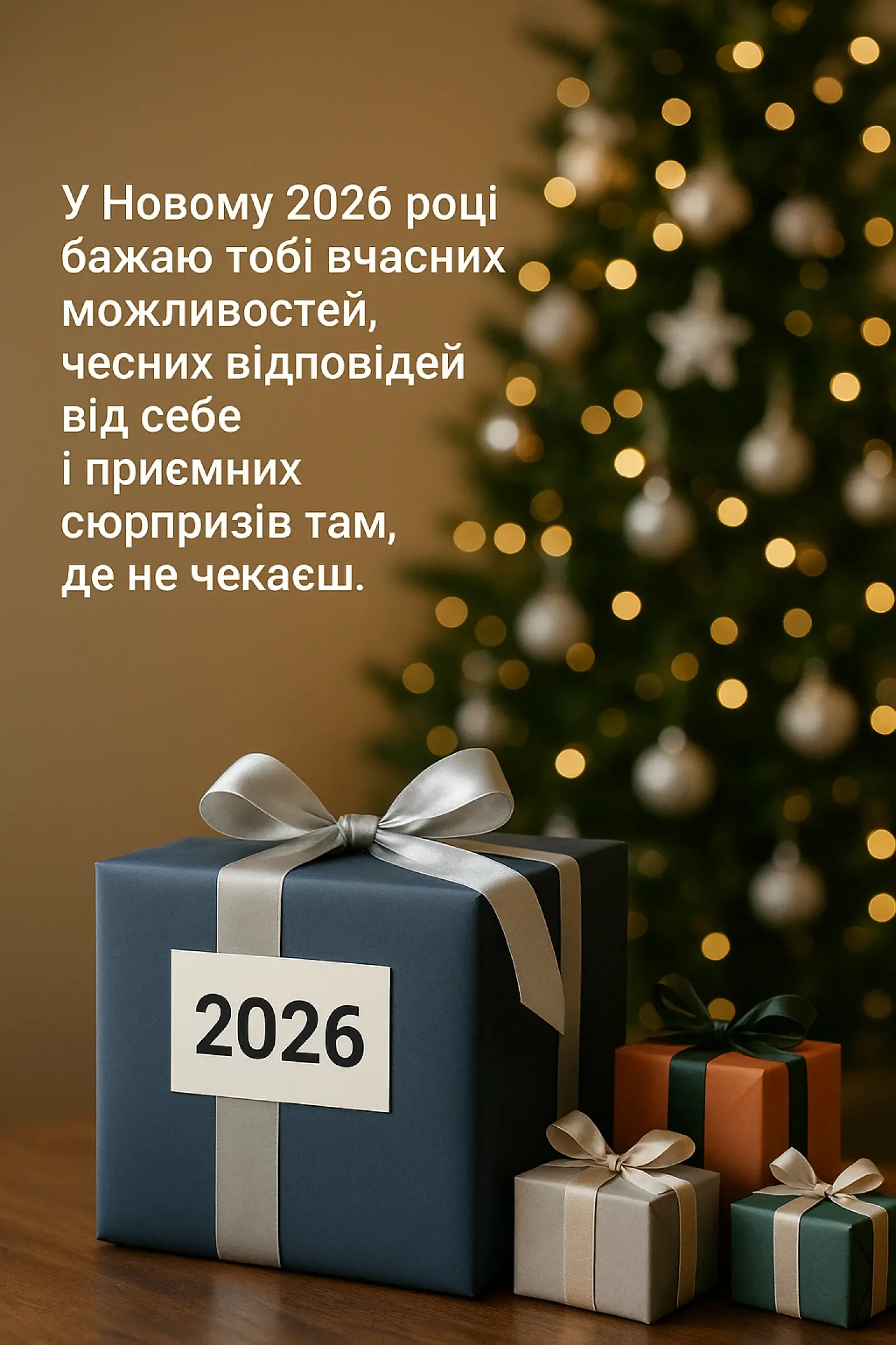Привітання з новим роком 2026 у картинках