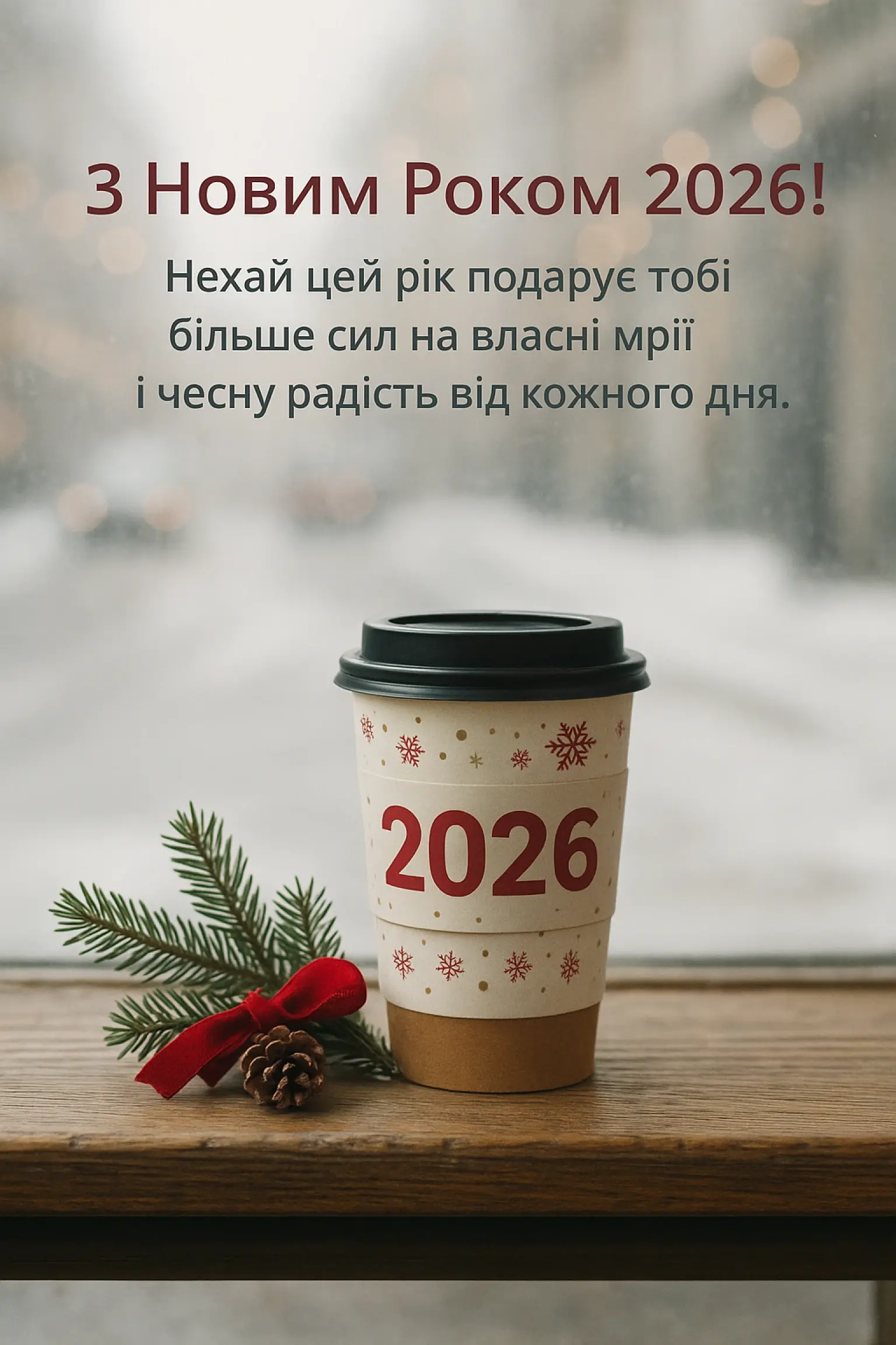 Привітання з новим роком 2026 у картинках