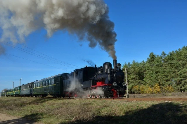 ЮП-4-95 з Дніпра засяяв на фестивалі паровозів у Гайвороні