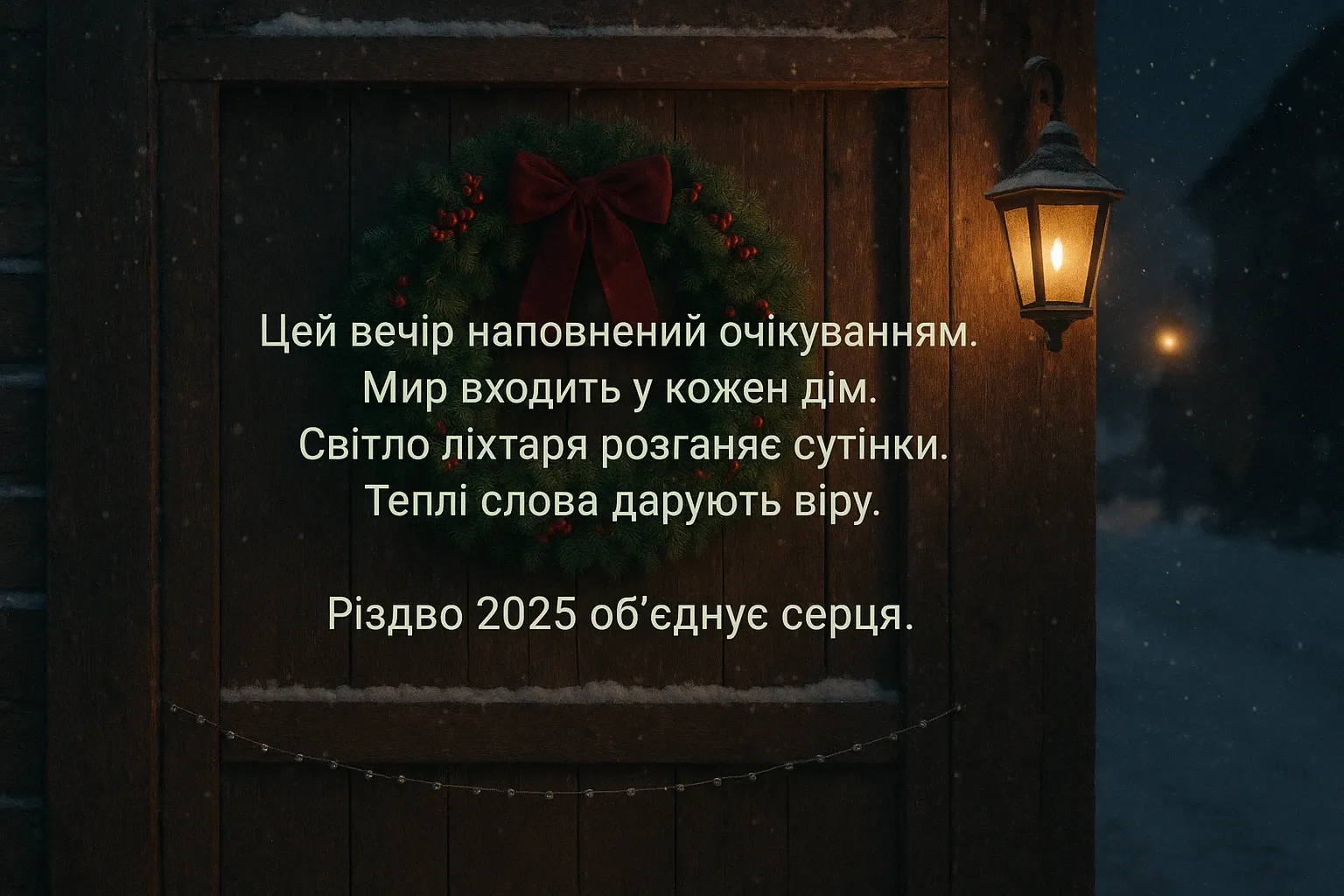 Привітання з Різдвом 2025: добірка зворушливих слів Привітання з Різдвом 2025: добірка зворушливих слів