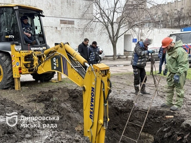 У Дніпрі ліквідували аварії на водопровідних та каналізаційних мережах