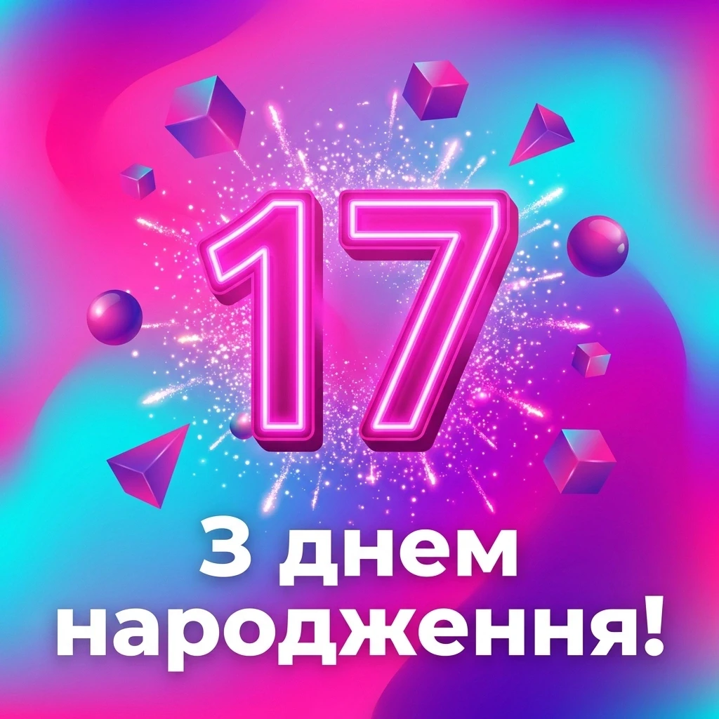 привітання з днем народження донечці 17 років