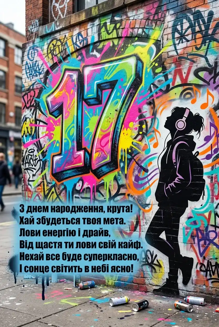 привітання з днем народження донечці 17 років