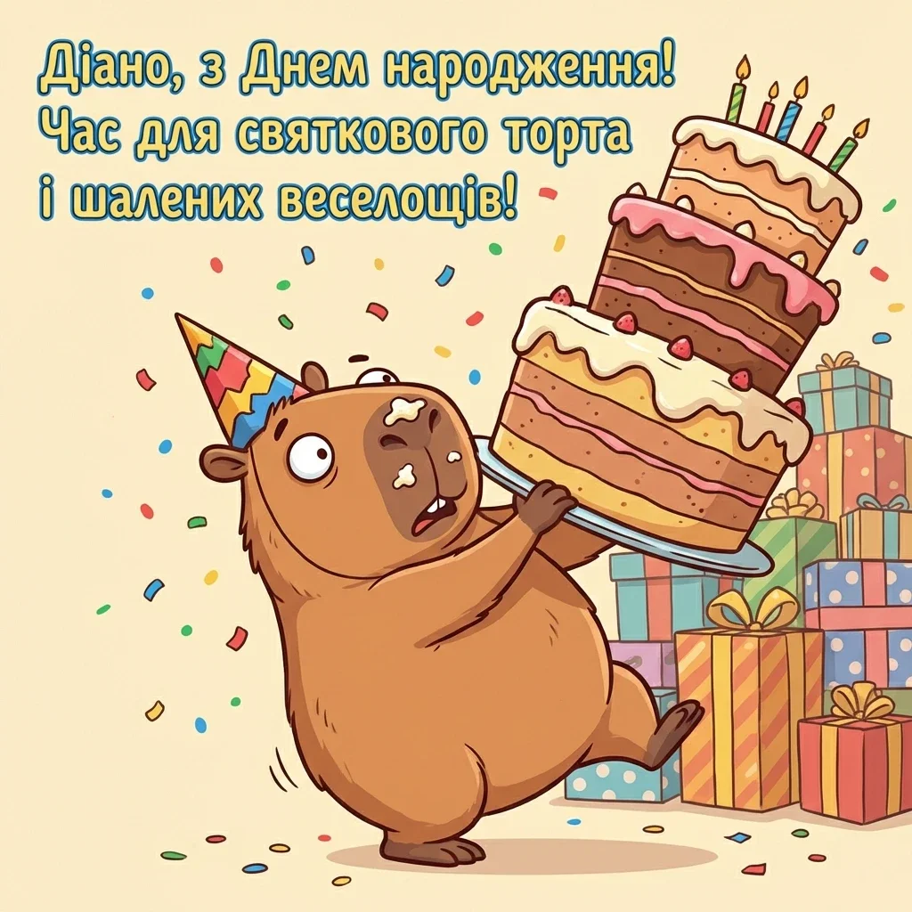 з днем народження Діана