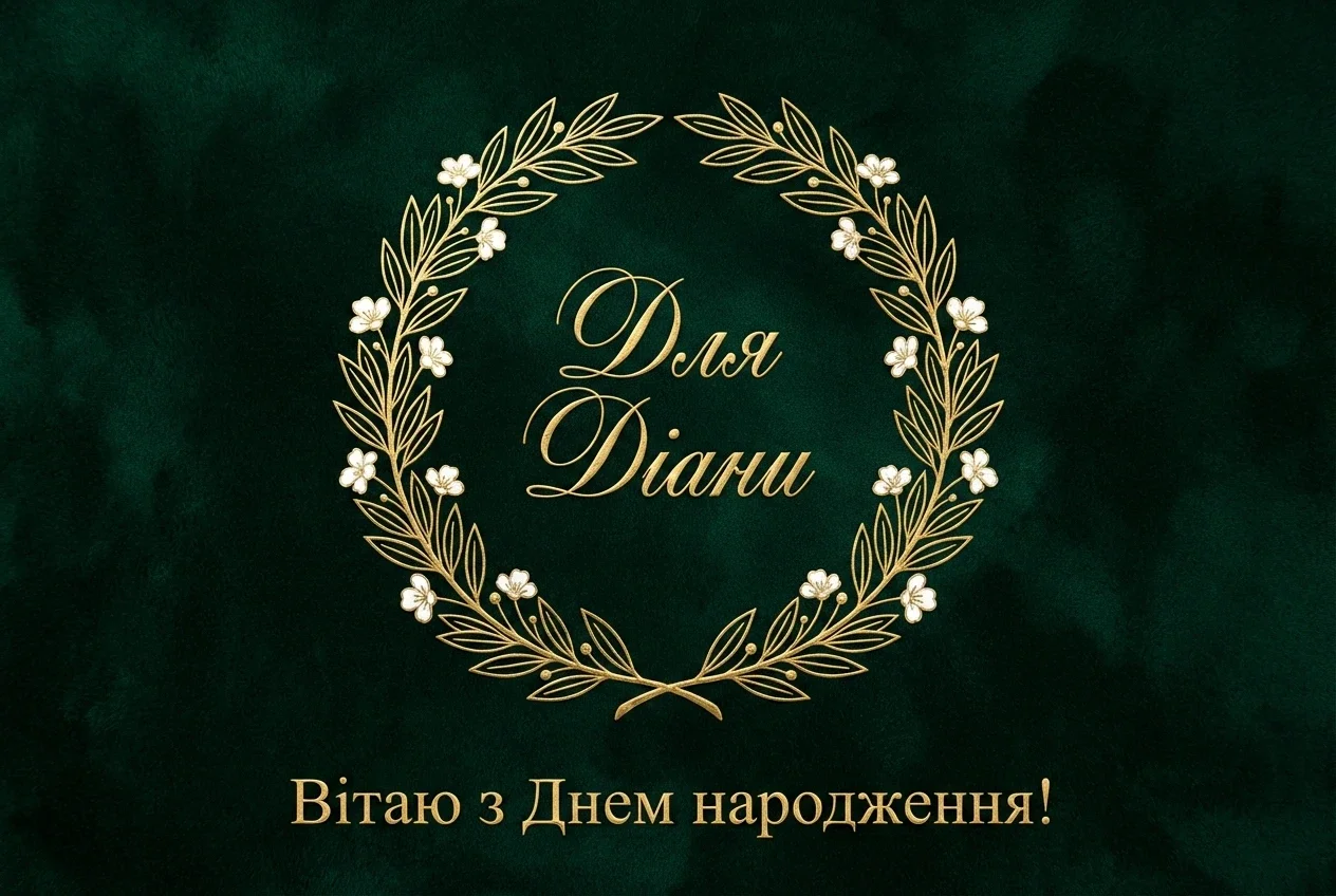 з днем народження Діана