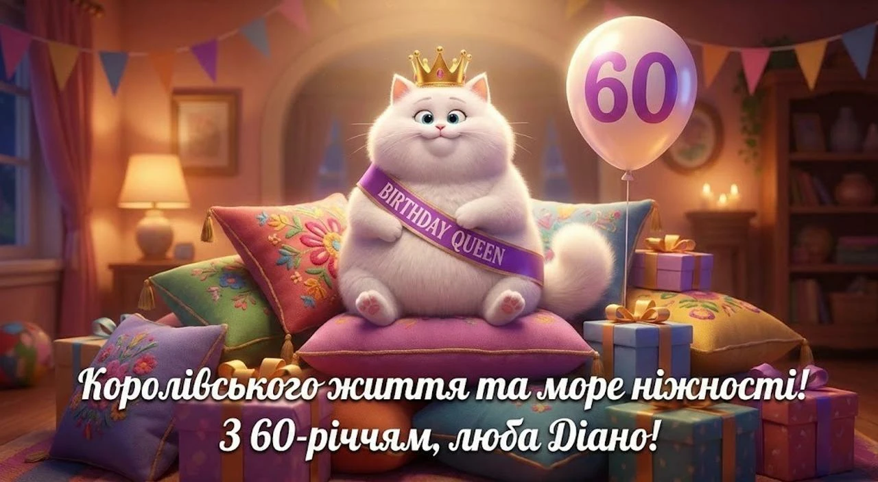Привітання з днем народження для Діани