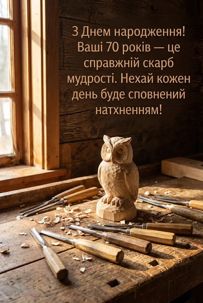 привітання з ювілеєм 70 років чоловіку