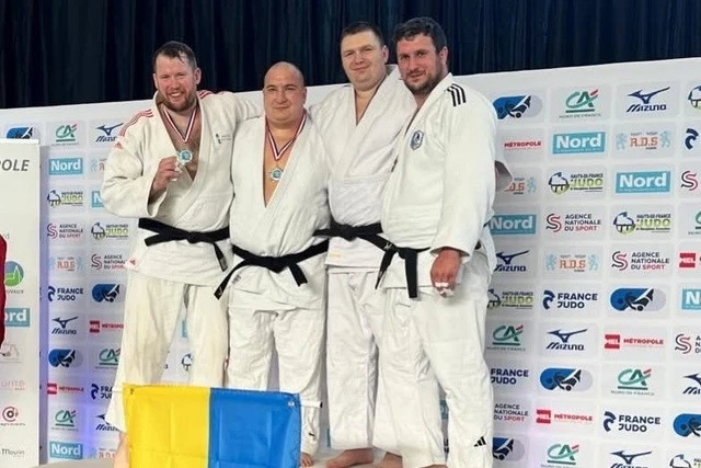 Дніпровські дзюдоїсти привезли два золота з одного з найбільших ветеранських турнірів Європи