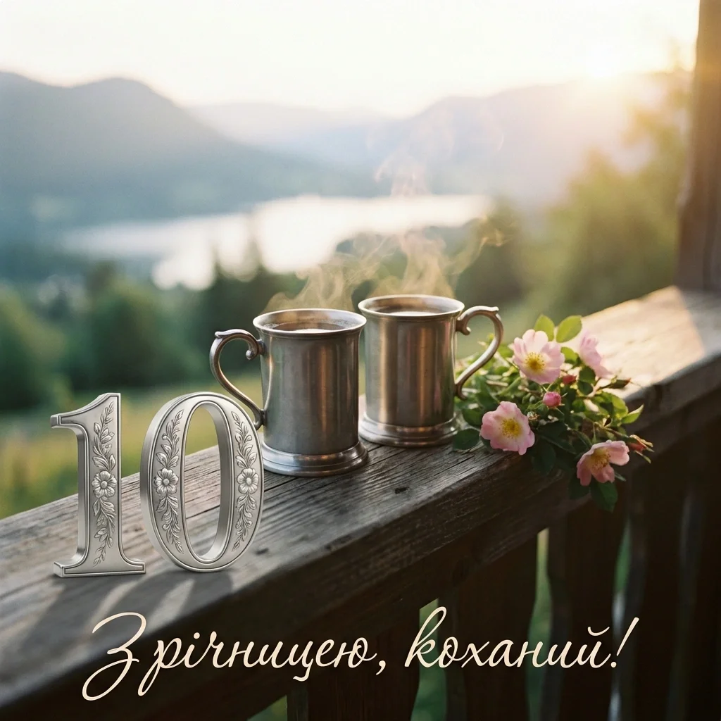 10 років весілля привітання чоловікові