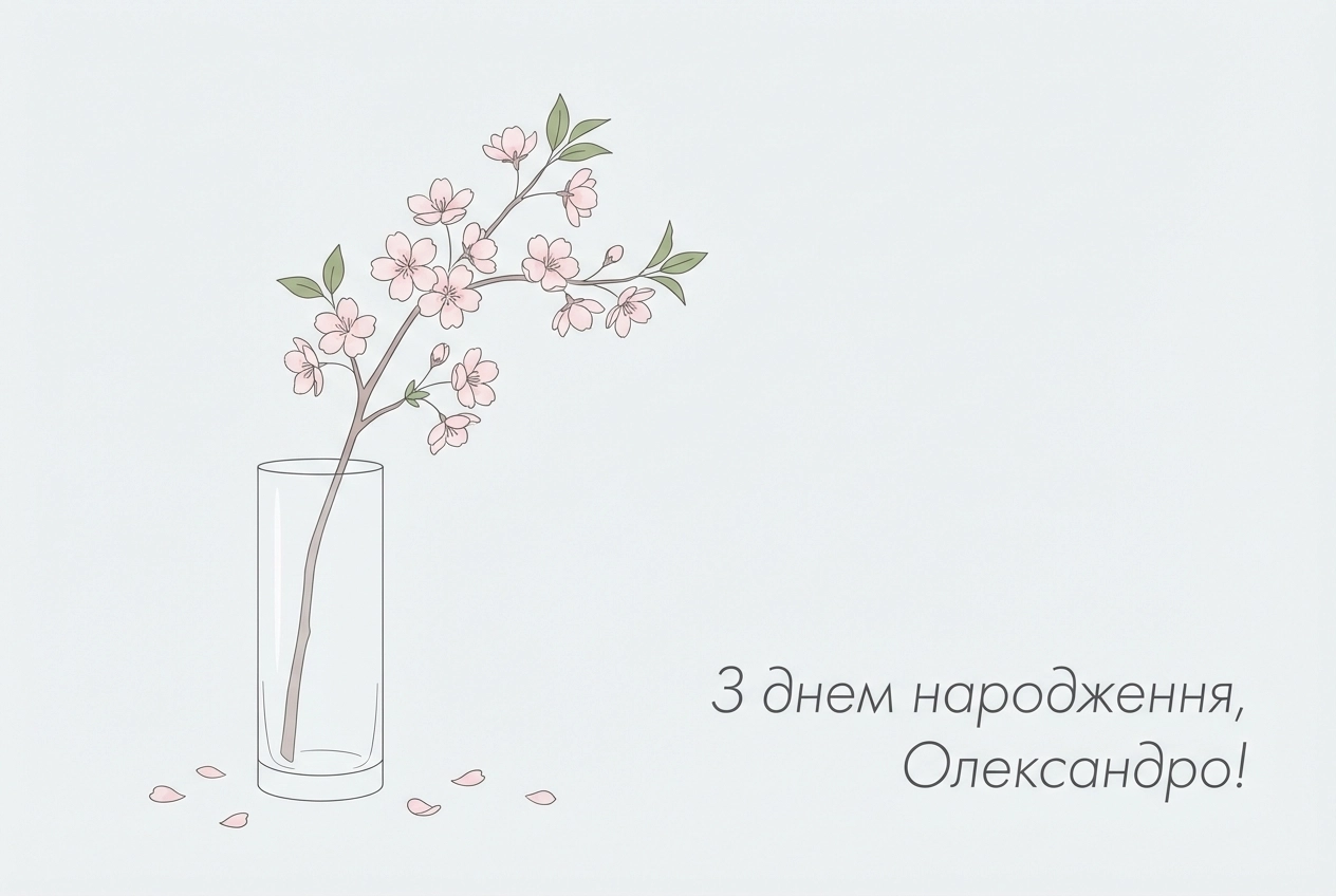 з днем народження Олександро (жінці)