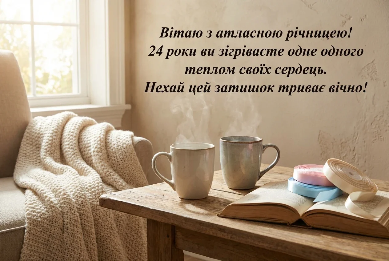 24 роки весілля привітання