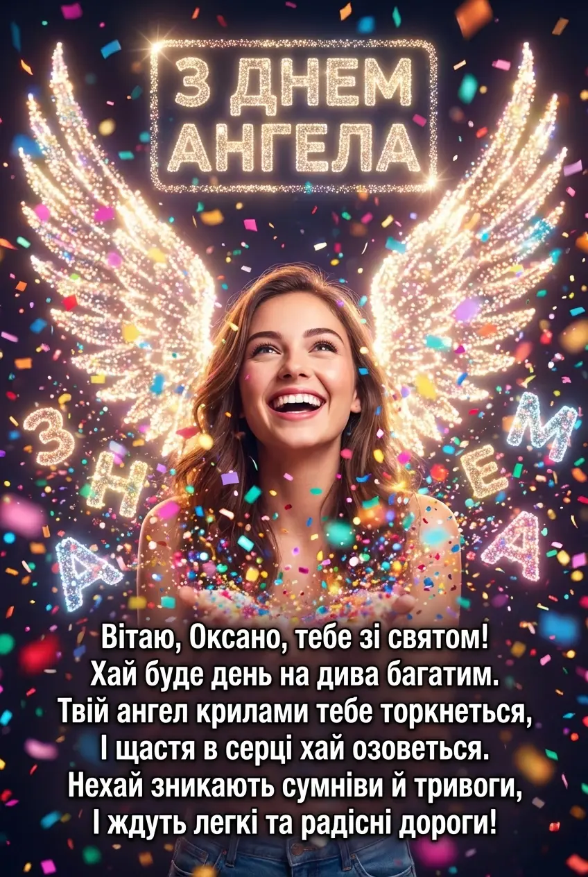 з днем ангела оксана
