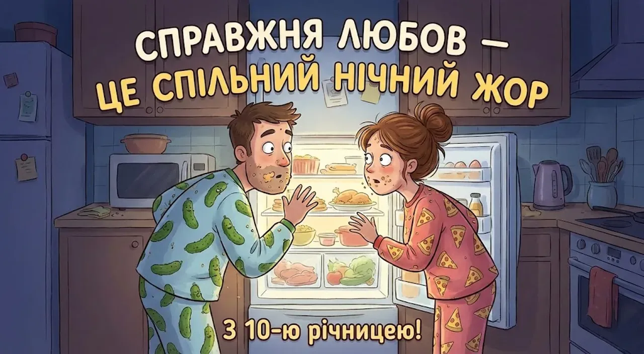Найкращі картинки-привітання з десятиріччям весілля