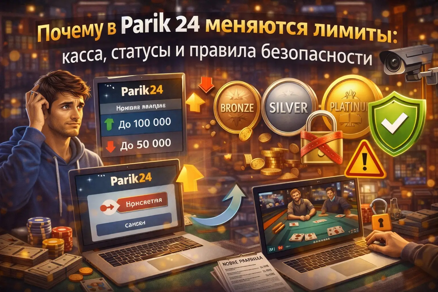 Лимиты в Parik 24: почему меняются, от чего зависят и как избежать блокировок