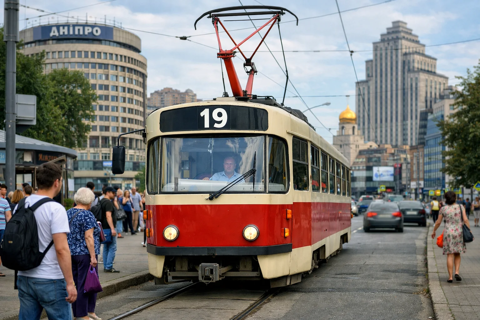 Трамвай 1 Дніпро