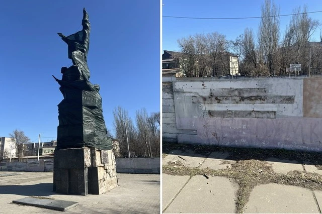 У Дніпрі готують до демонтажу монумент комунарам – пам’ятник уже частково розібрали