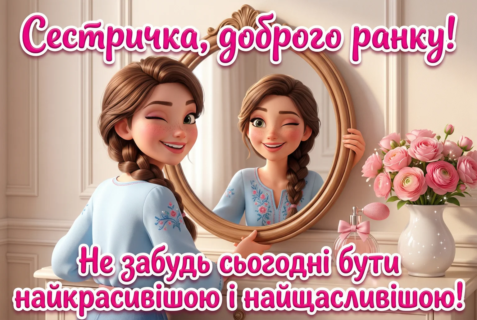 Доброго ранку, сестричко: найтепліші побажання та красиві картинки для рідної людини