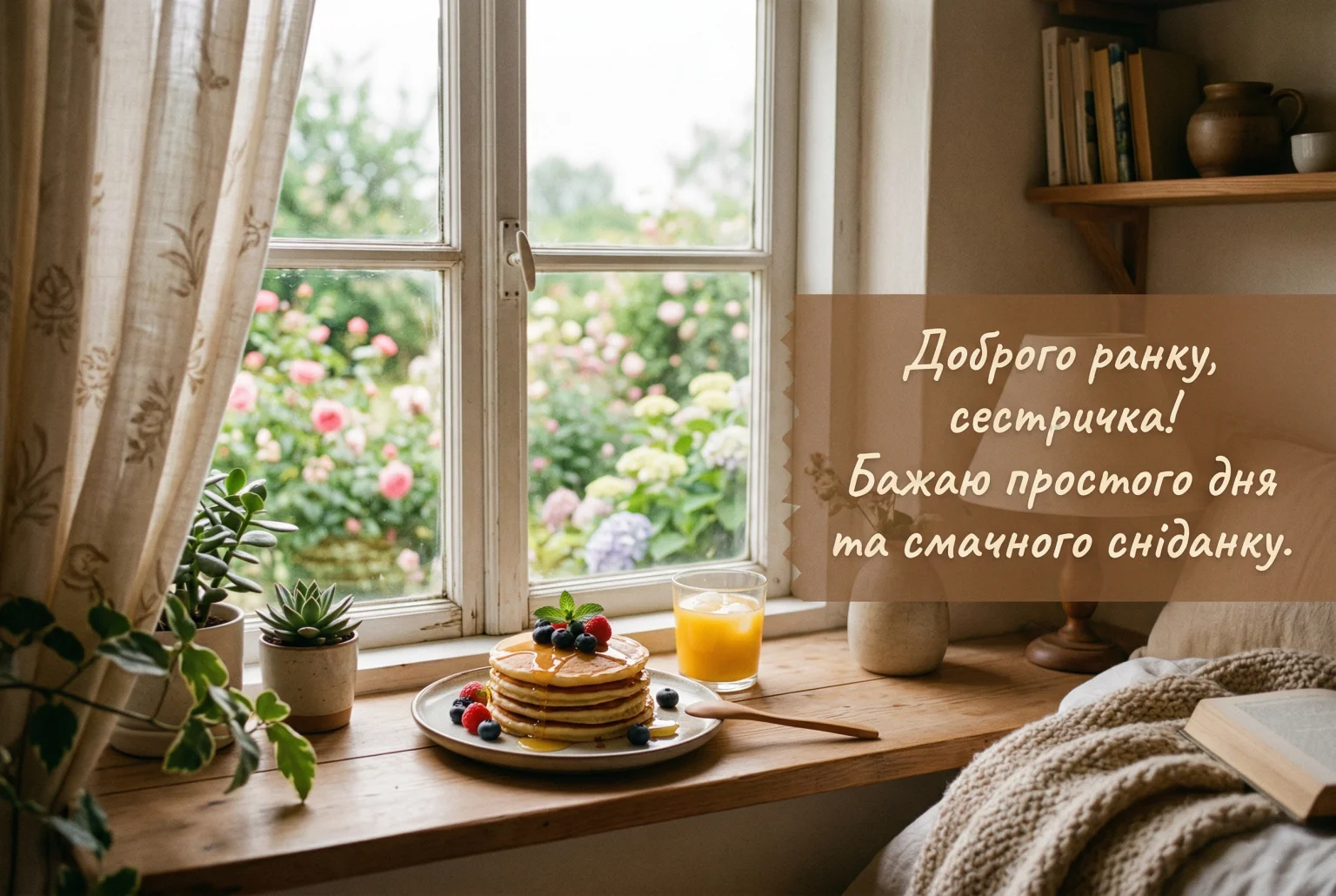 Доброго ранку, сестричко: найтепліші побажання та красиві картинки для рідної людини