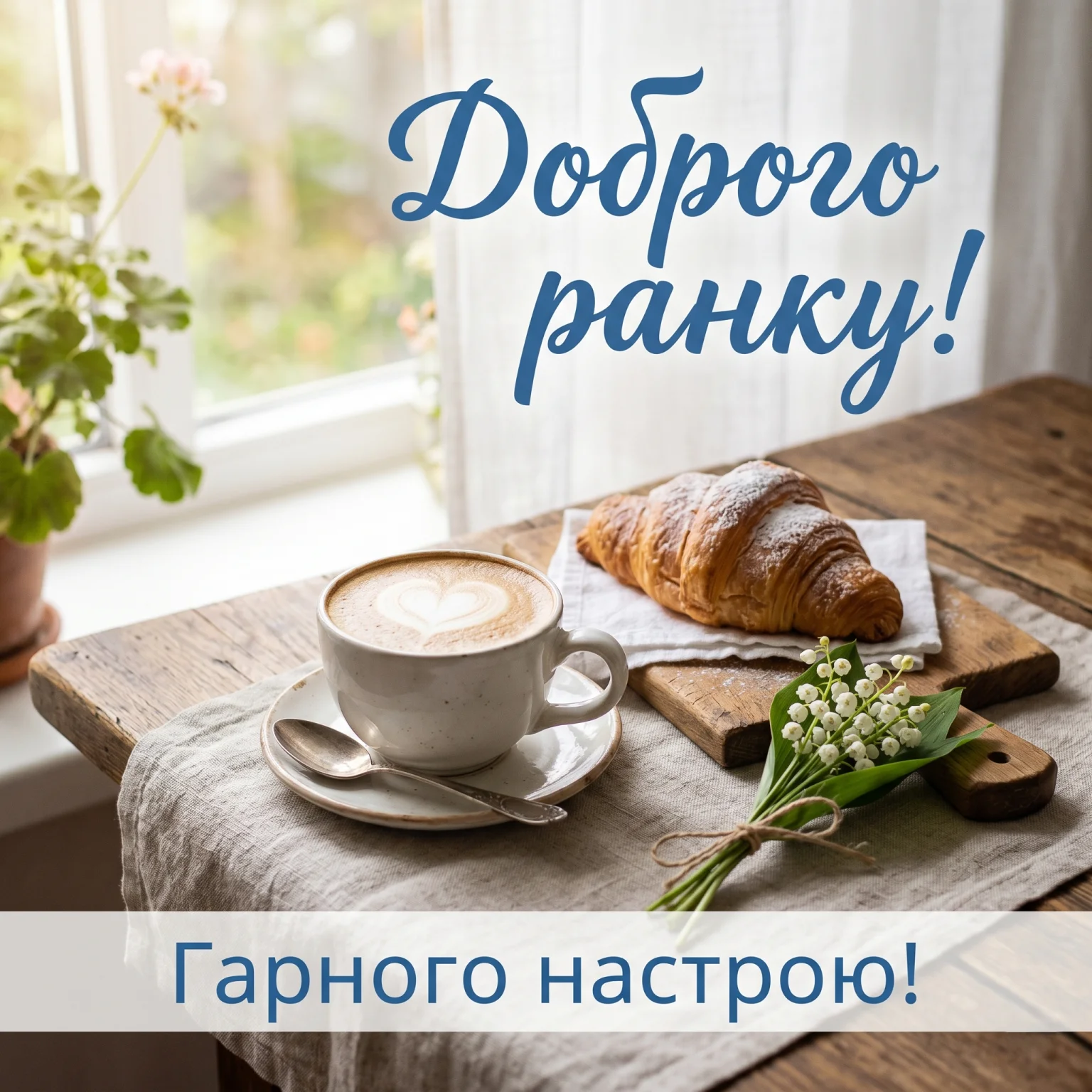 Доброго ранку, гарного настрою на весь день: душевні картинки та щирі побажання