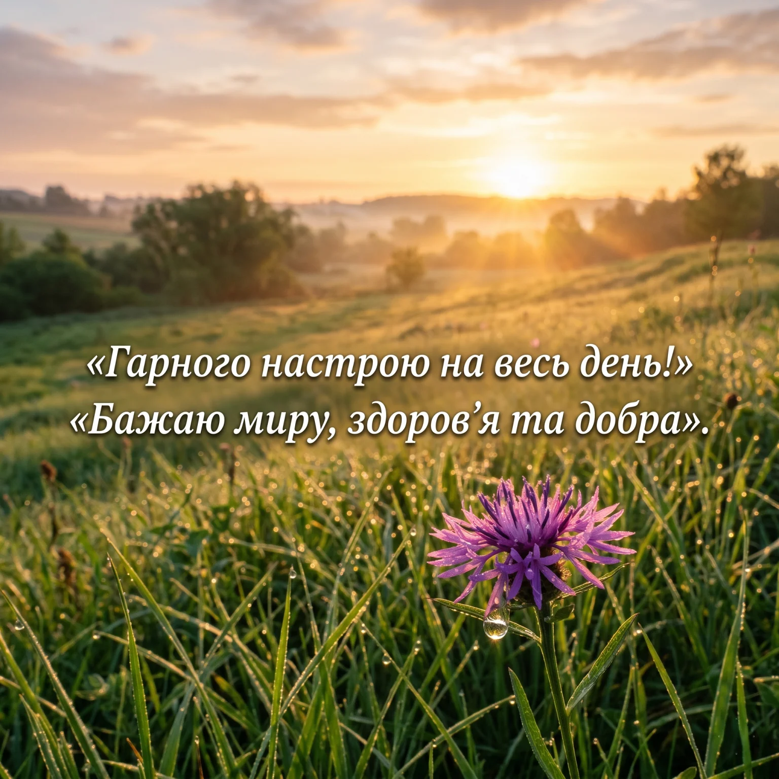 Доброго ранку, гарного настрою на весь день: душевні картинки та щирі побажання