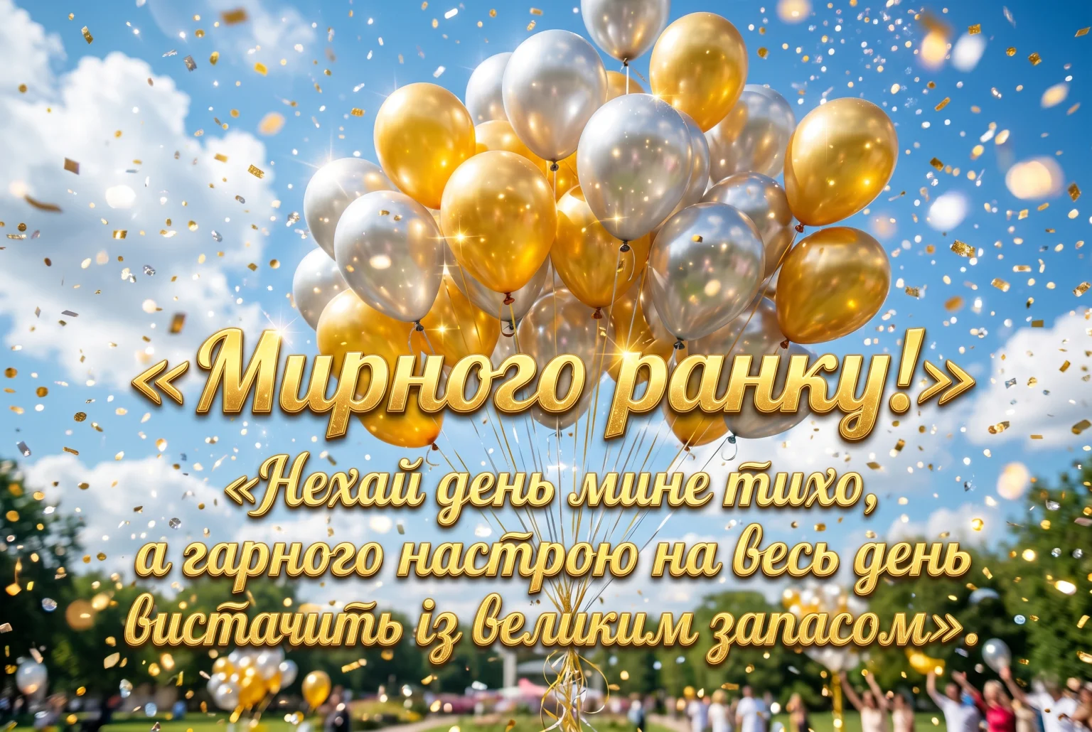 Доброго ранку, гарного настрою на весь день: душевні картинки та щирі побажання