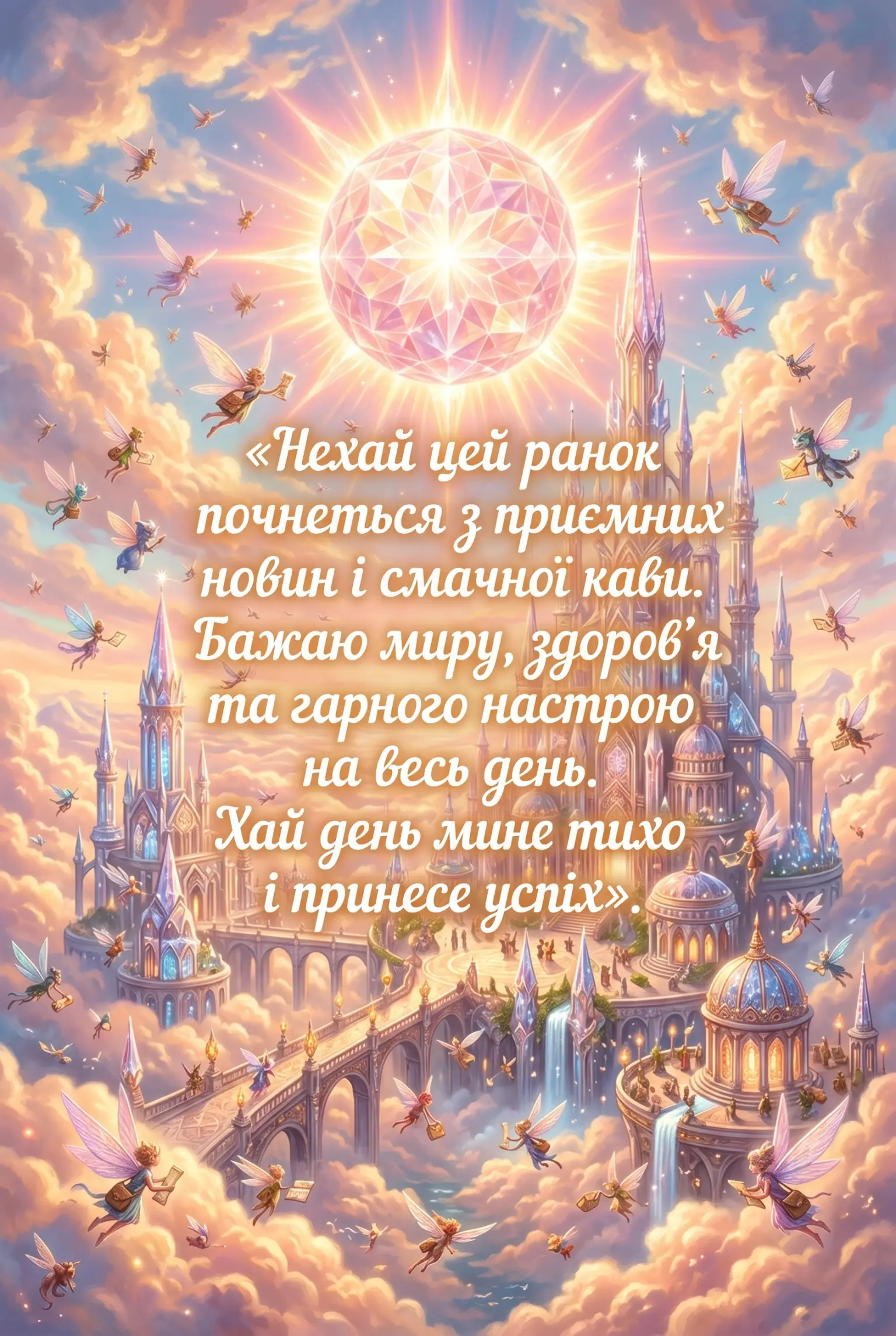 Доброго ранку, гарного настрою на весь день: душевні картинки та щирі побажання