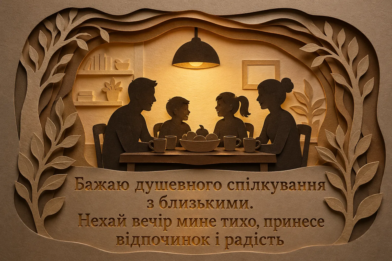 Затишного вечора та душевного доброго вечора: найкращі картинки й побажання для відпочинку