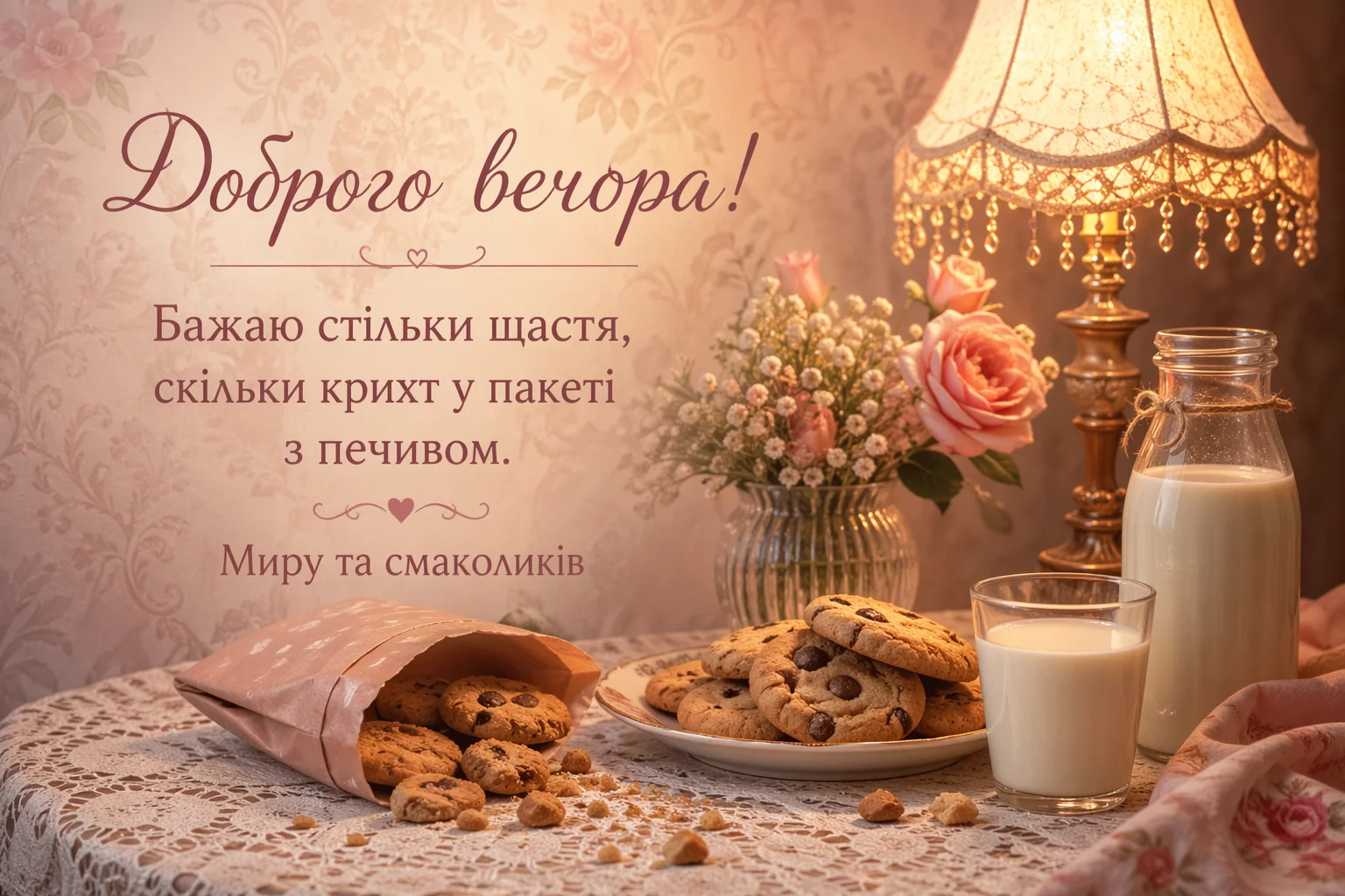 Затишного вечора та душевного доброго вечора: найкращі картинки й побажання для відпочинку