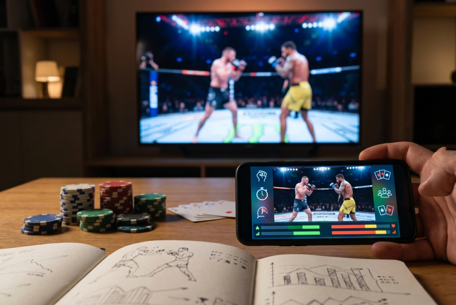 UFC Live на Poker bet: особливості розпису, коефіцієнти та стратегії