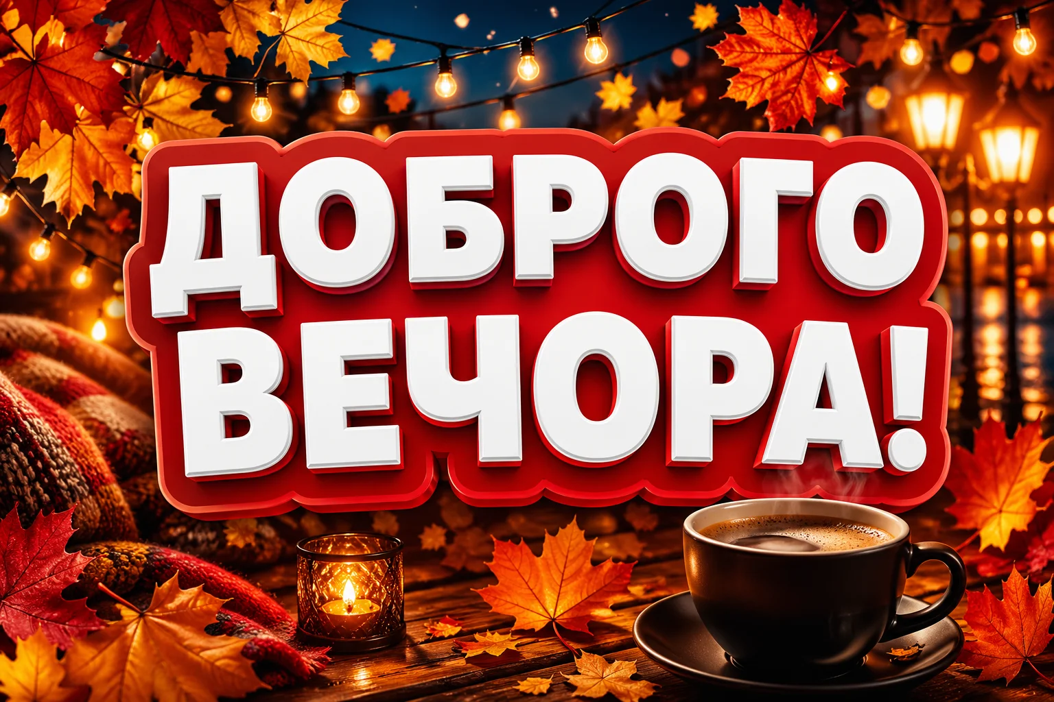 Доброго вечора: листівки та найтепліші побажання для душевного відпочинку