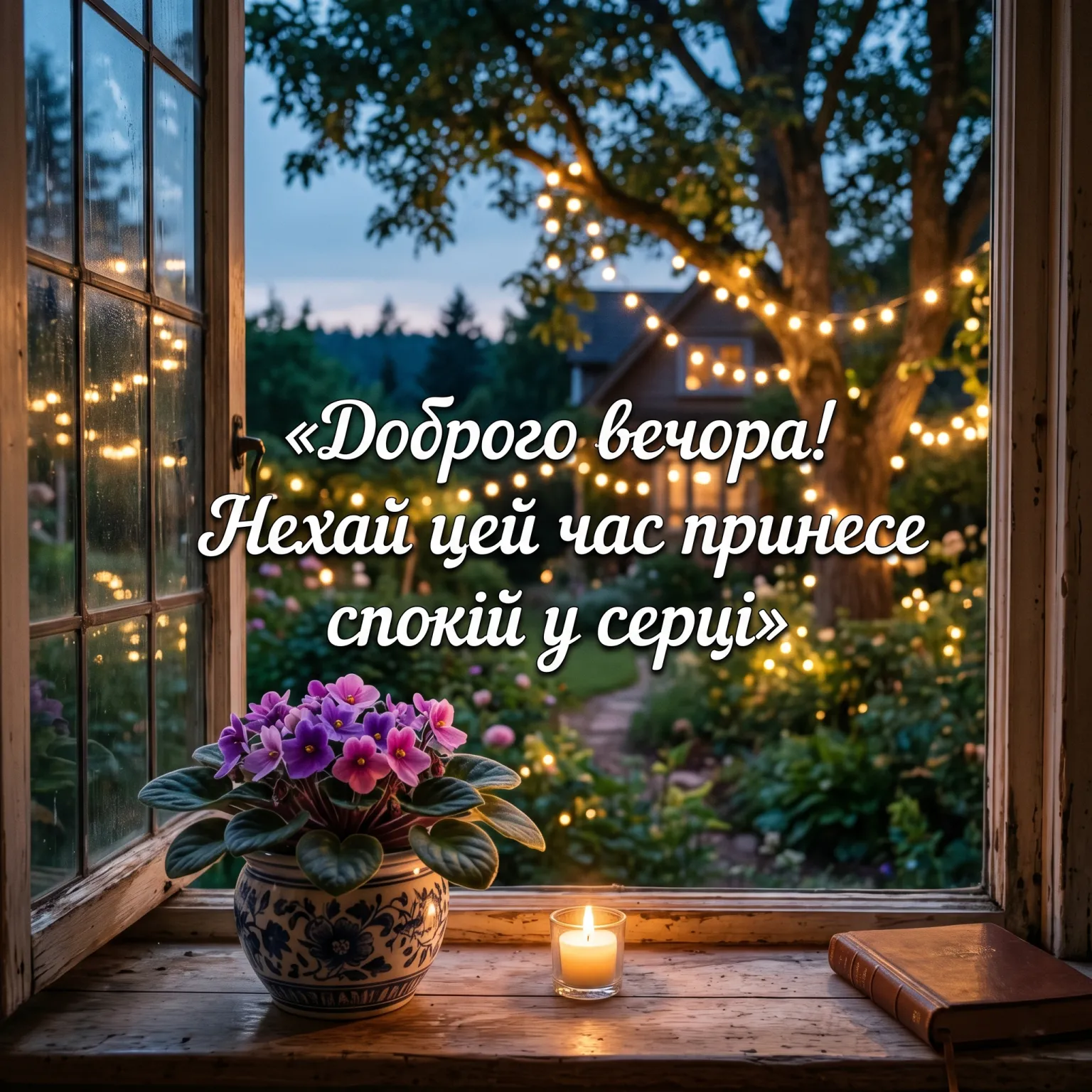 Доброго вечора: листівки та найтепліші побажання для душевного відпочинку