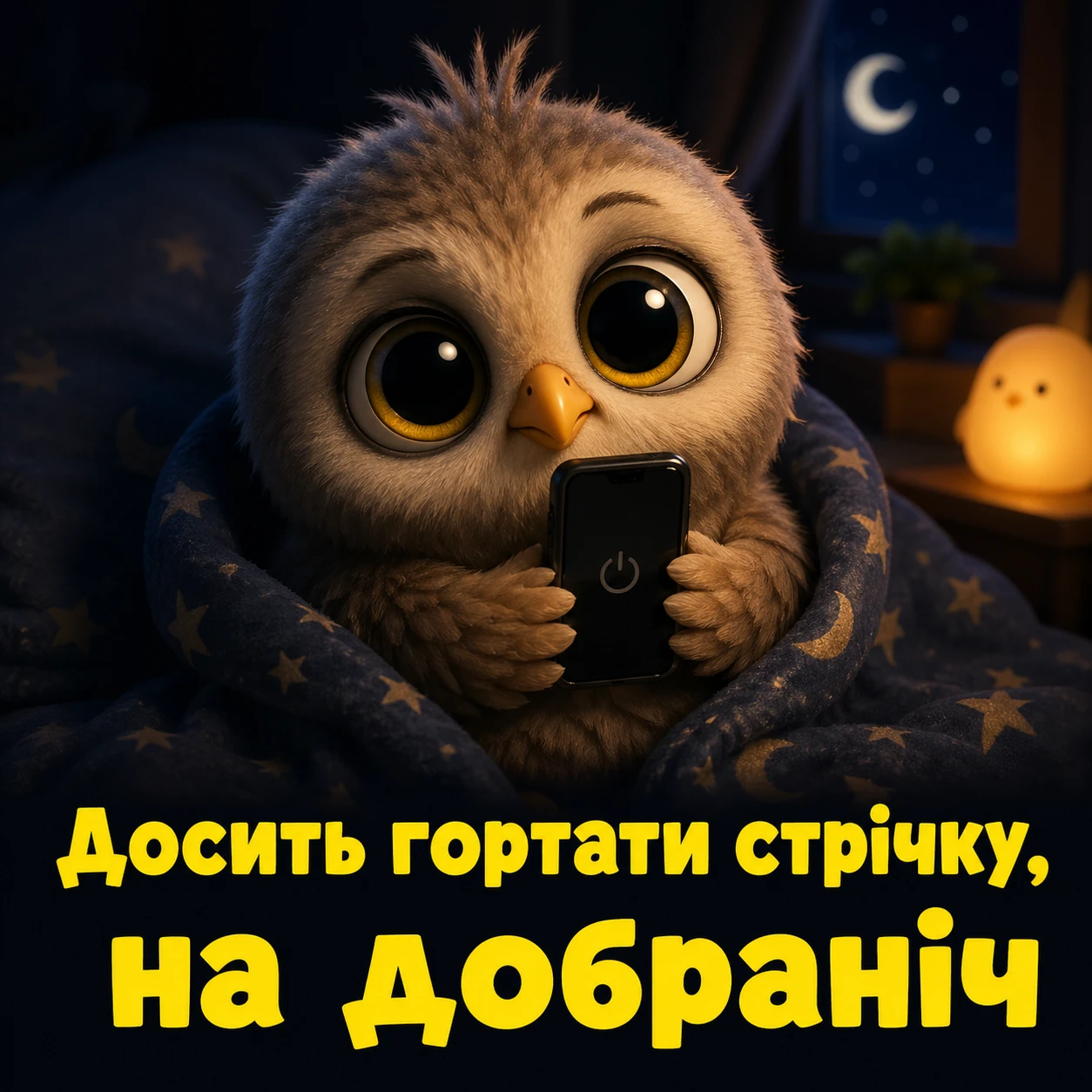 Приємних снів, доброго вечора та на добраніч: душевні листівки для затишного відпочинку