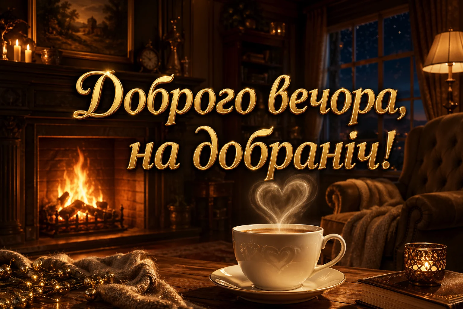 Приємних снів, доброго вечора та на добраніч: душевні листівки для затишного відпочинку