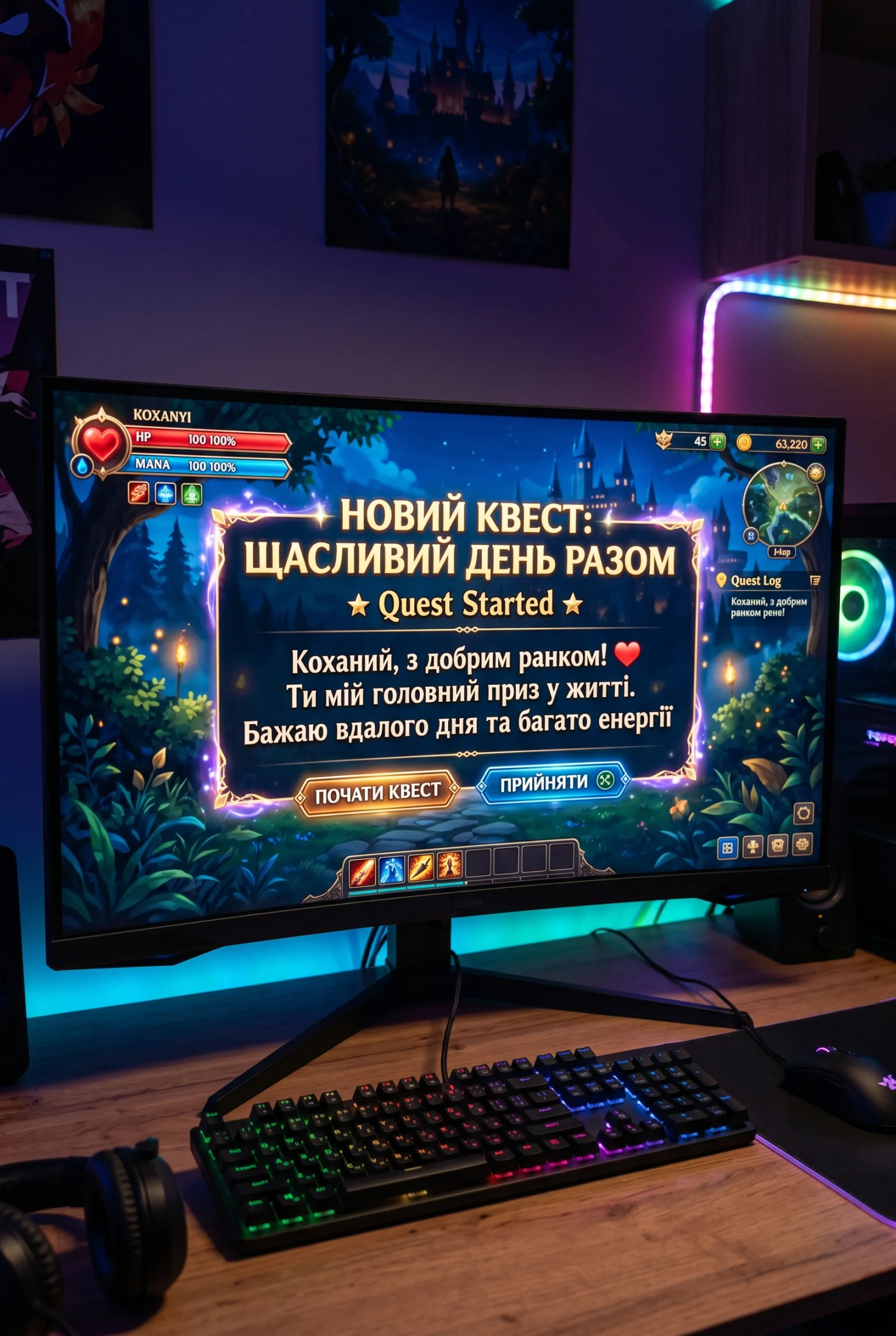 Романтичні побажання коханому з добрим ранком: душевні картинки та ніжні слова