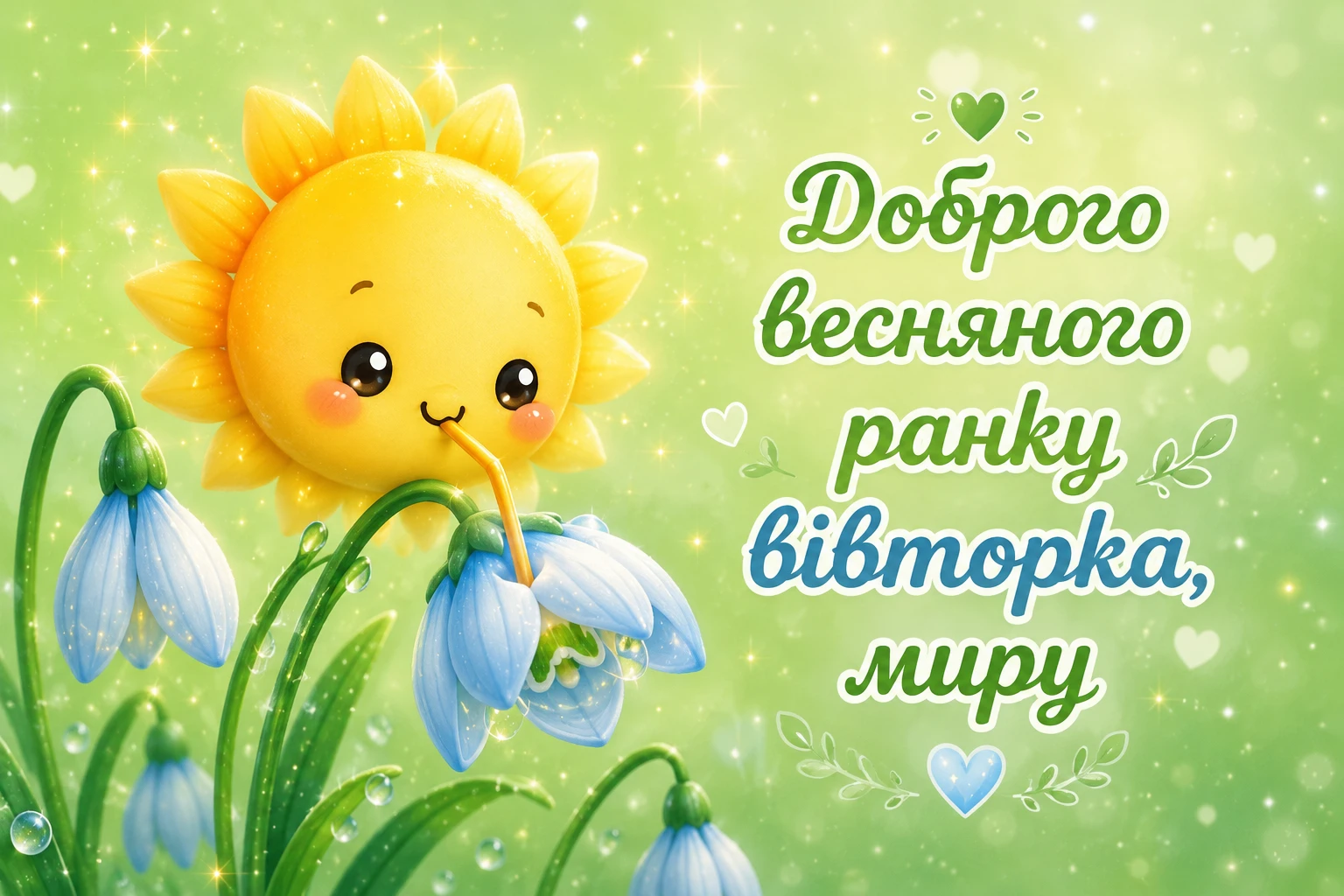 Доброго весняного ранку вівторка: картинки та затишні побажання для гарного настрою
