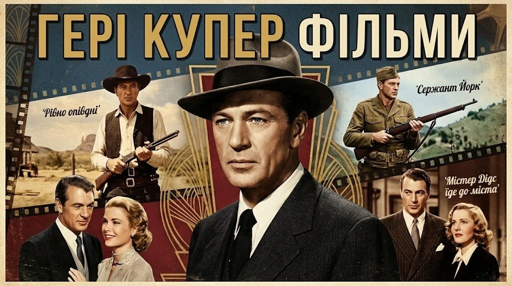 Топ-20 шедеврів: найкращі Гері Купер фільми, від яких перехоплює подих