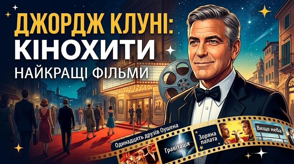 Повна добірка фільмів з Джорджем Клуні