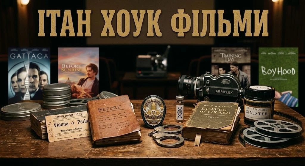Усі фільми Ітана Гоука з рейтингами та описами
