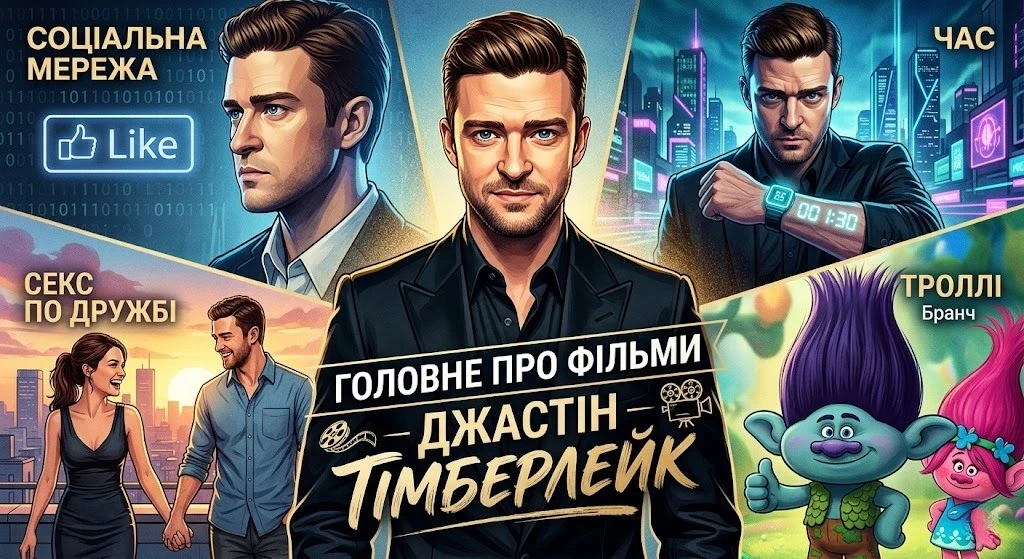 Джастін Тімберлейк фільми від комедій до серйозних драм