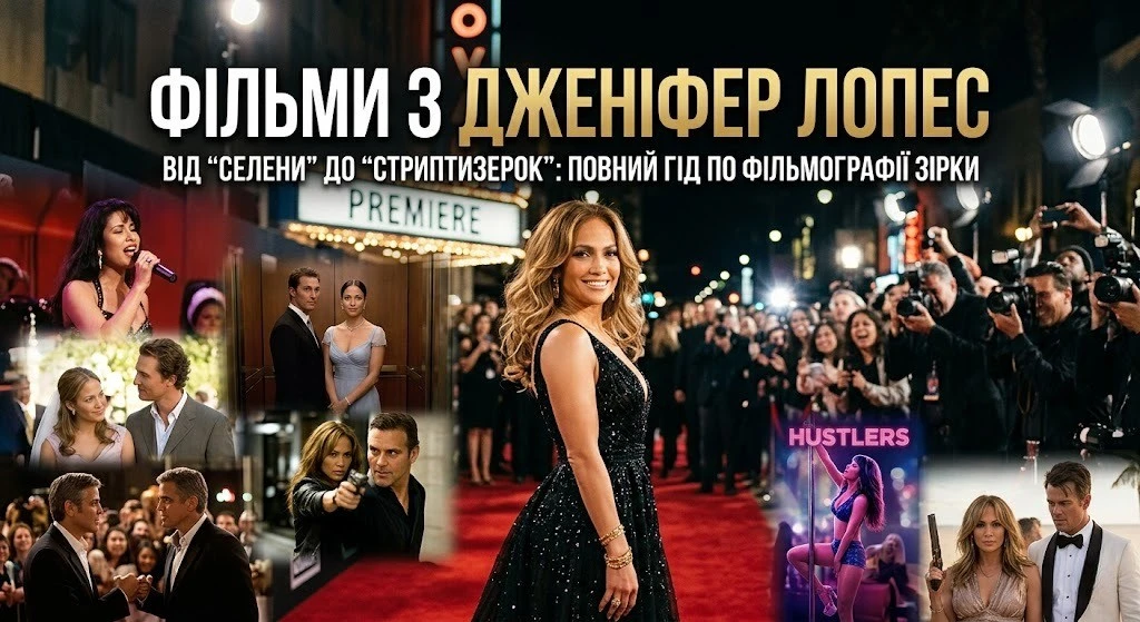 Усі фільми з Дженіфер Лопес в одному списку