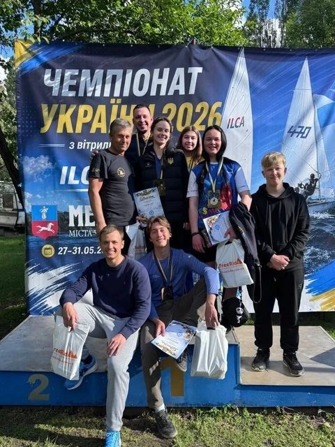 Тріумф на воді: дніпровські яхтсмени вибороли чотири нагороди головного турніру країни