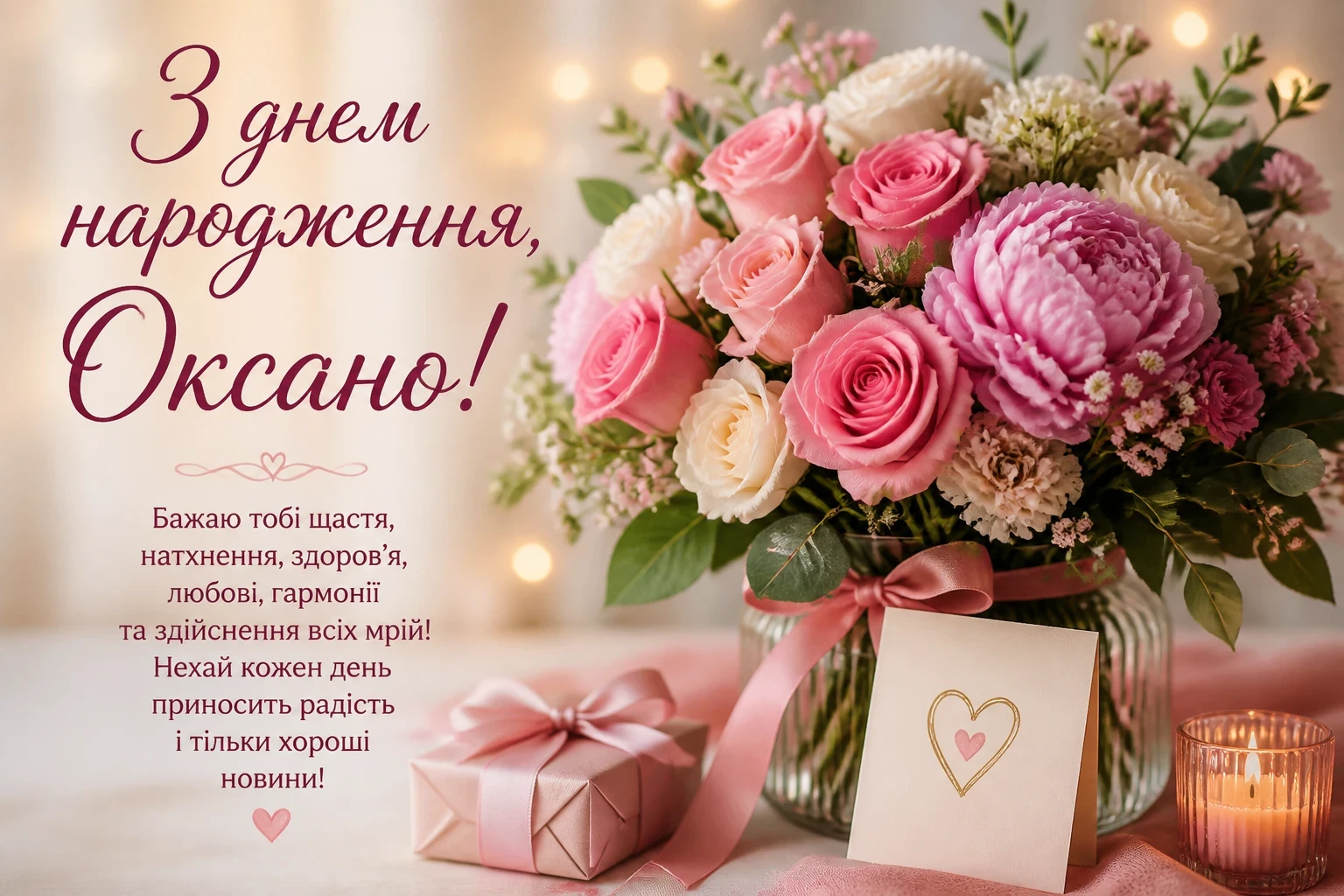 З днем народження, Оксано