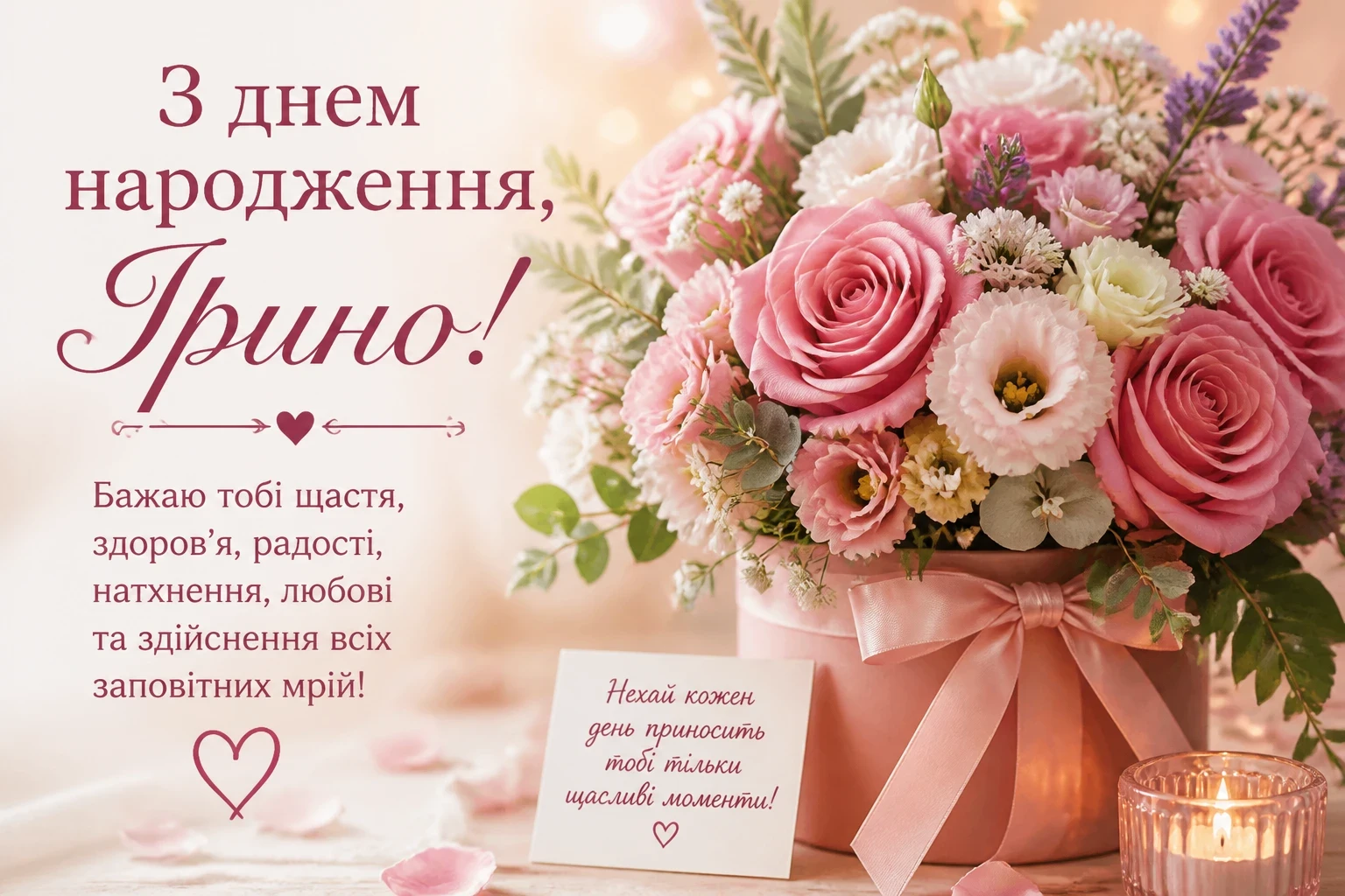 З днем народження Ірино